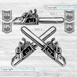 Chainsaw Clipart || Svg Files || Logging Chainsaw svg || Chainsaw Cut Files || Wood Cutter Svg || Lumberjack Chainsaw svg || Logging svg