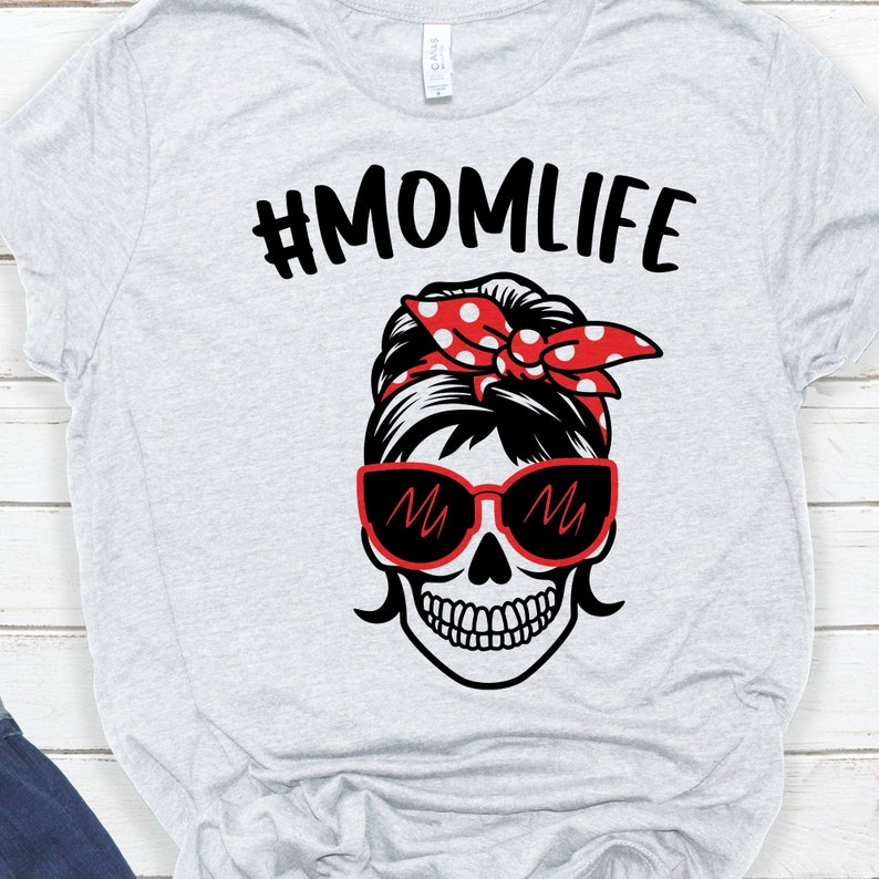 Download MomLife Skull Illustration Mom life skull Mom Svg Mom | Etsy