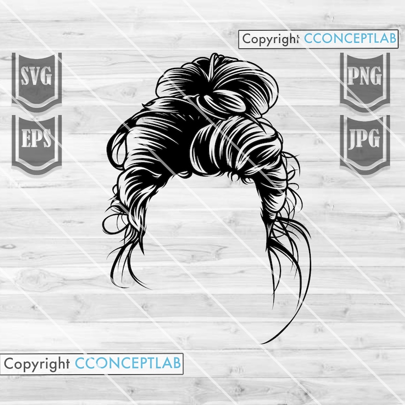 Free Free American Messy Bun Svg Free 601 SVG PNG EPS DXF File