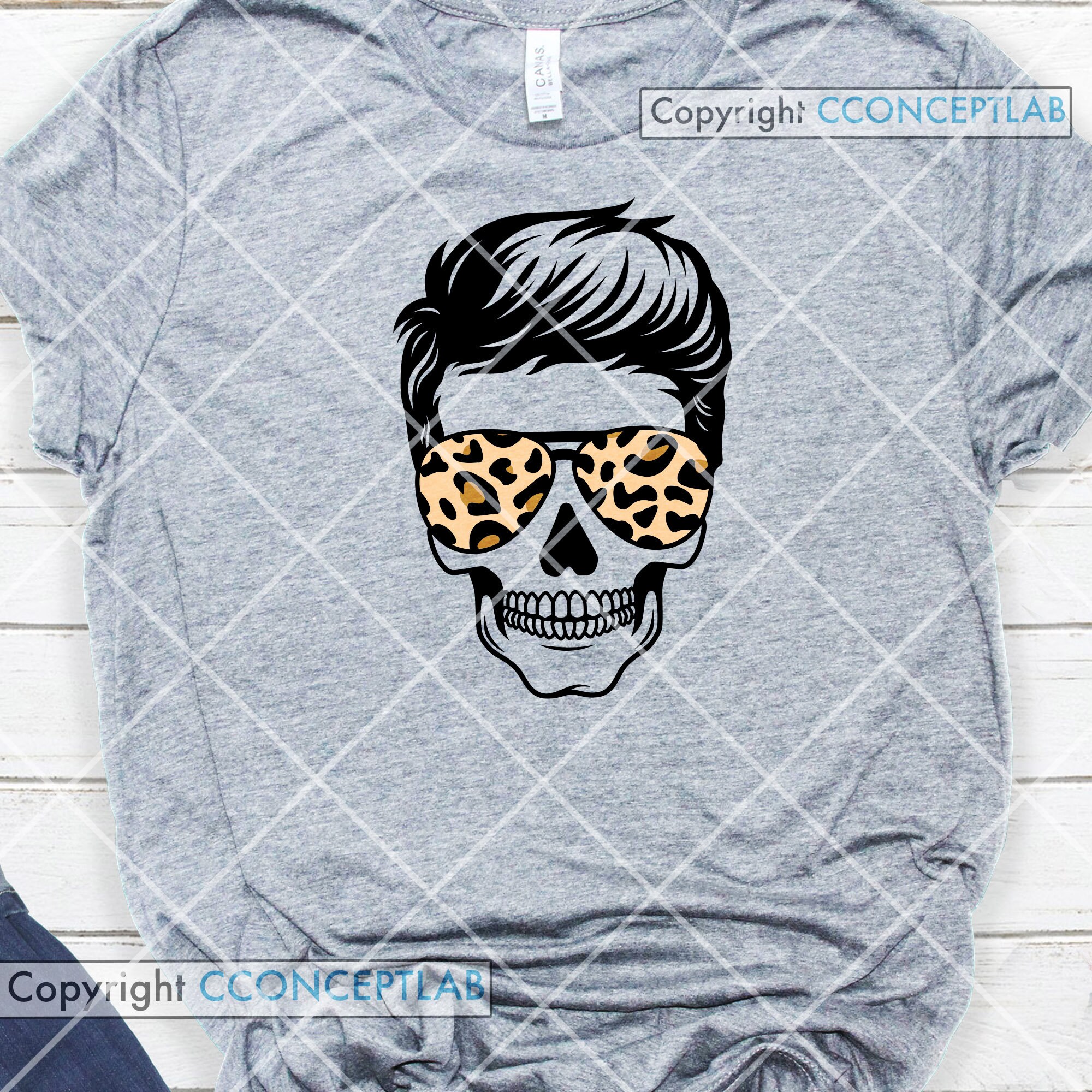 Download Dad Son Skull Leopard Svg Like Father Like Son Dad Svg | Etsy