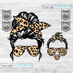 Mom Life Baby Life Svg || Mom Life svg || Leopard Mom Svg || Messy Bun mom Svg || Momlife svg | Mom life Baby Life Png | MomDaughter Svg