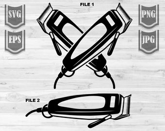 Barber Clippers Svg File || Barber Monogram || barberShop Svg || barber Clipart || Barber Clippers Svg || Cutting files