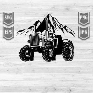 Farming Tractor Clipart || Svg File || Tractor Svg || Farming svg || Farming Shirt || Farmer Svg || Farmer Shirt || Farmer Stickers Cutfiles