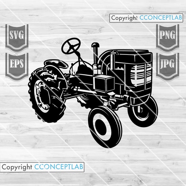 Tractor svg | Farmer Dad Clipart | FarmLife Shirt png | Farm Life Stencil | Farming Cutfile | Skilled Driver dxf | Machine Operator jpeg jpg
