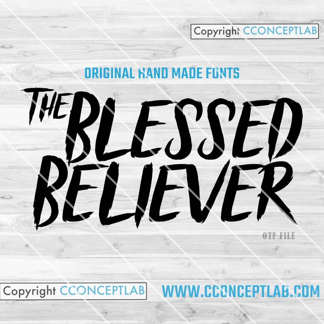Font | Blessed Believer Font | Display Font | Calligraphy Font | Script ...