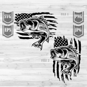 Free Free 96 American Flag Largemouth Bass Bass Fish Svg Free SVG PNG EPS DXF File