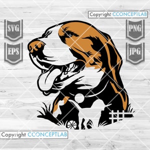Beagle cane svg / Cute Puppy Clipart / Paw Lover Shirt png / Animal Advocate Stencil / Home Pet dxf / Hooman Mom Cutfile / Doggo Dad jpeg