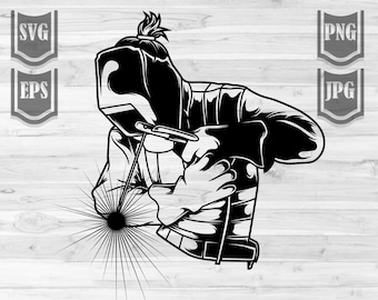 Welder illustratio Svg File || Welding work svg || Pipefitter svg || Mechanic Welder svg || Repairman Svg || Metal Fabrication svg