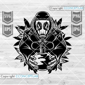 Smoking Weed Gas Mask svg | High Life Shirt png | 420 Gesneden bestand | Rolling Joint Blunt dxf | Cannabis Clipart | Marihuana Gesneden Vijl| Dope Rasta