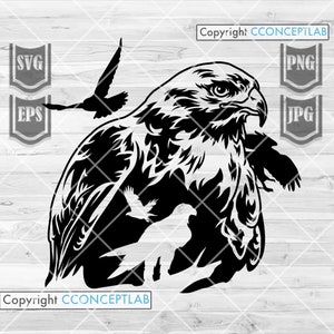 Hawk svg | Hawk Clipart | Hawk Cutfile | Hawk Stencil | Hawk png | Bird svg | Flying Animal svg | Hawk Shirt svg | Hawk Scene svg | Hawk dxf