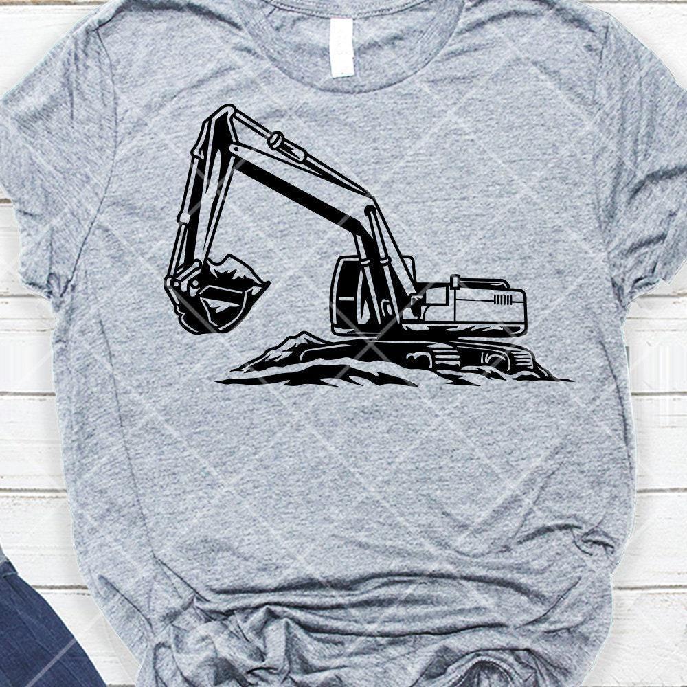 Excavator Svg | Heavy Equipment Svg | Skilled Work Clipart | Trucker ...