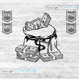Money Bag svg / Money svg / Money Bag png / Money Clipart / Money Cutfile / Money Shirt svg / Gift for ceo svg / Money Decal / Money Sticker