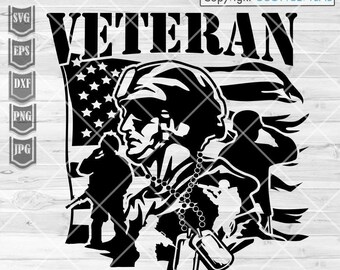 Veteran svg | Military svg | Patriotic svg | US Army svg | Navy Clipart | Marine Cutfile | Soldier Dad svg | Combat Scene svg | Troops svg