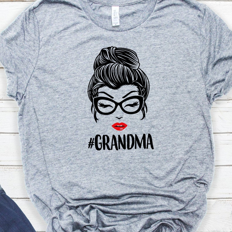 Download Grandma Bun Hair Svg File Grandma Svg Grandma Shirt | Etsy