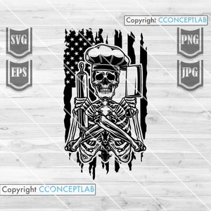 US Chef Svg File || US Chef Skull Svg || US Chef svg || Chef Master svg || Chef Shirt || Grill Svg || Baker svg || Cooking svg || Cutfiles