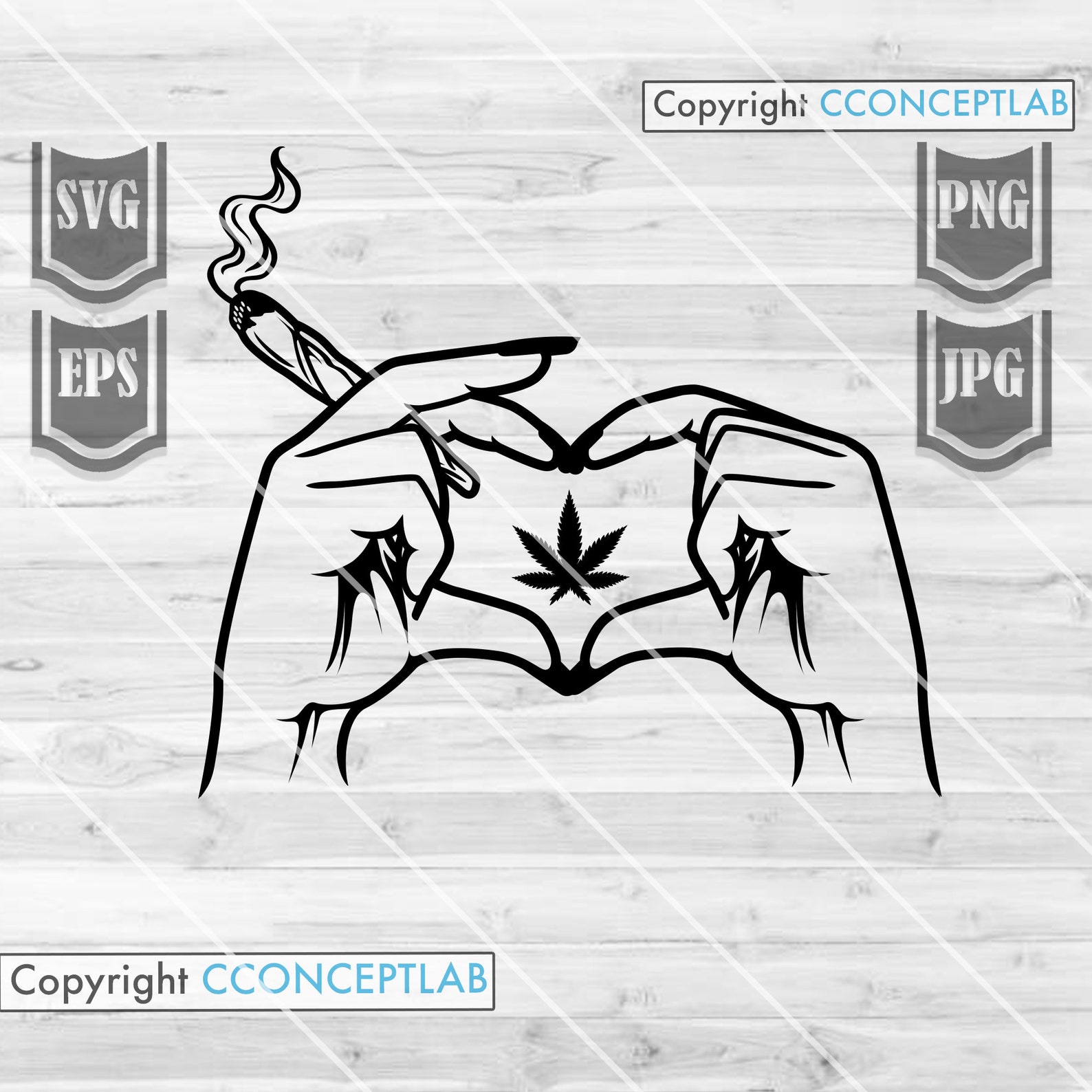 Heart Handsign Weed Dope Girl Svg Weed Svg Cannabis - Etsy