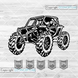 VTT svg | Clipart de sports extrêmes | Fichier Monster Rider Cut | Mud Ride Stencil | Chemise Off Road png | Pilote de course dxf | Idée cadeau Racer Dad