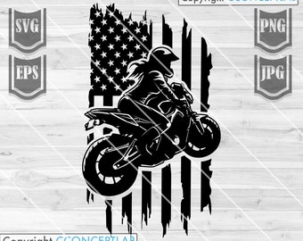 US Sports Biker Girl svg / Rider Mom Cutfile / Woman Biker Clipart / Moto Lady Stencil / Big Bike Rally dxf / Motorcycle Ride Shirt png