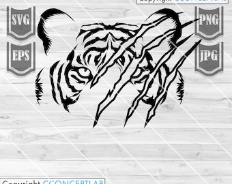 Tiger svg | Tiger Scratch Svg File || Tiger Cut Files || Tiger Svg || tiger Claw svg || Tiger decals || Tiger Png || Tiger Animal Svg