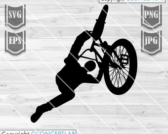 BMX Clipart || Svg File || Biker Svg || Bmx Bike Svg || Bmx Sillhouette || Riding Bmx svg || Bmx || Bmx Cutting Files
