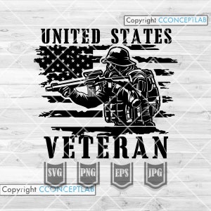 United States Veteran svg | US Veteran svg | US Military svg | Veteran&#39;s Day svg | Veteran Shirt svg | Veteran Dad svg | Military Clipart