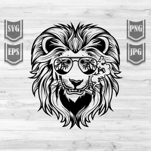 Löwe Clipart svg | Rasta Tier Clipart | Raucher Gelenk Schablone | Cooles Wildes Leben dxf | Cannabis Cutfile | Marihuana Shirt png | 420 Weed jpg