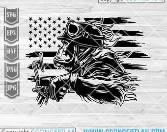 US Biker Ape svg | Big Bike Rally Shirt png | Cute Animal Stencil | Motorbike Dad Gift Idea dxf | Gorilla Rider Clipart| Wild Monkey Cutfile