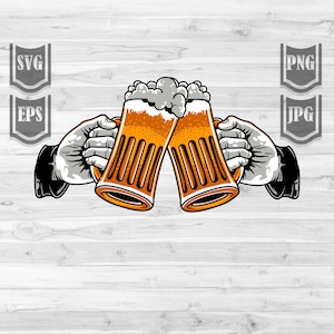 Bierpul Proost Svg | Bierhuis Monogram | Nachtclub Stencil | Barista Shirt png Bar Hoppen dxf | Booze Cutfile Hef je glas jpeg
