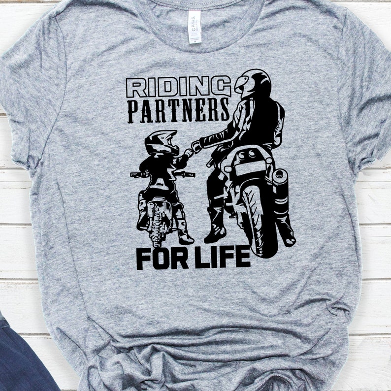 Riding Parners for Life Svg File Father and Son Riding | Etsy
