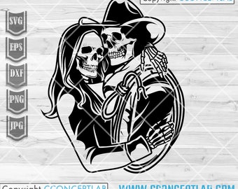 Cowboy Lovers Skull svg | Western Clipart | Howdy Shirt png | Rodeo Dad Cutfile | Ranch dxf | Dryland Stencil | Dreamland jpeg | Horse Lover