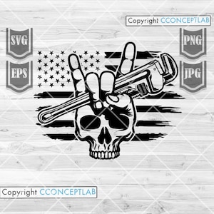 US Rock Sign Plumber svg | Rock Sign Clipart | Rock Sign Cutfile | US Plumber svg | Plumber Clipart | Plumber Cutfile | US Pipe Fitter svg