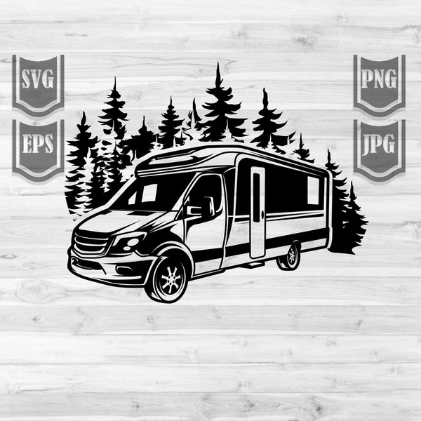 Outdoor Wohnwagen svg | Camping Van svg | Camping Shirt svg | Outdoor Svg | Camp Life Svg | Outdoor Clipart | Camping Schnittdatei | Camping dxf