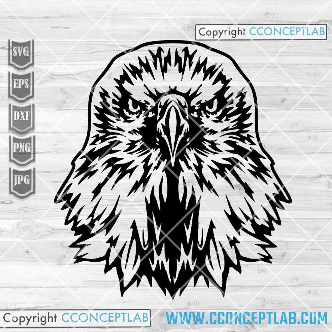 Eagle Svg | Eagle Head Clipart | USA Patriotic Shirt Png | Big Bird ...
