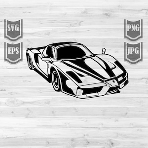 Luxury Sports Car svg | Vintage Ride Clipart | Muscle Car Cut File | Sports Ride Shirt Monogram | Sports Car Racing Driver Stencil | Racer
