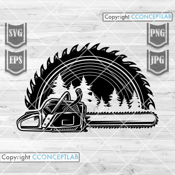 Chainsaw Wood Cutter Svg Chainsaw Svg Wood Cutter Svg - Etsy Canada