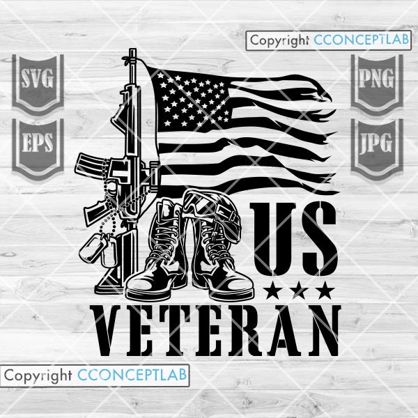 US Veteran svg | Veteran Clipart | Veteran Shirt svg | US Military svg | Military png | Veteran Dad svg | Military Cutfile| Military Dad svg