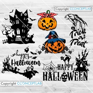 Halloween Bundle Svg || 6 Halloween Designs || Horror svg || Pumpkin Bundle Svg || Bundle Cut Files || Halloween Svg || Halloween Shirt