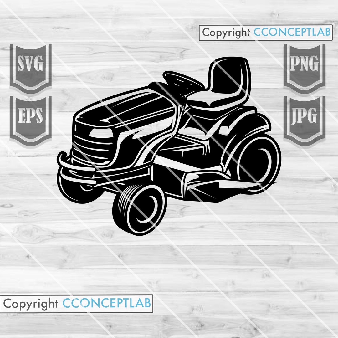 Lawn Mower Clipart Svg File Lawn Mower Tractor Svg Lawn Mower Svg Lawn