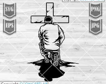 Soldier Kneeling svg | Soldier svg | Military svg | Soldier Clipart | Soldier Kneeling png | Soldier png | Memorial Day svg | Veteran svg