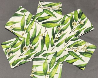 Handmade Cotton Pot Protector Set, Floral Print Pan Divider