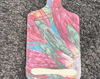 Hand sanitiser holder keyring bag