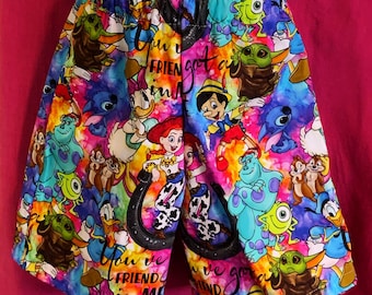 Kids shorts Gender neutral handmade, Gift, birthday, daycare, everyday wear, cotton.