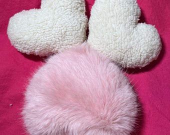 Valentines anniversary love heart plushie
