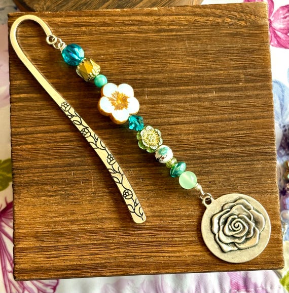 Crystal Healing Bookmark - Jade Reiki Healing, Garden Glow