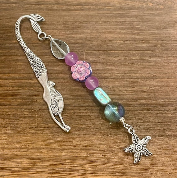 Crystal Healing Boho Bookmark / Mermaid Sea Lover / Reiki Healing