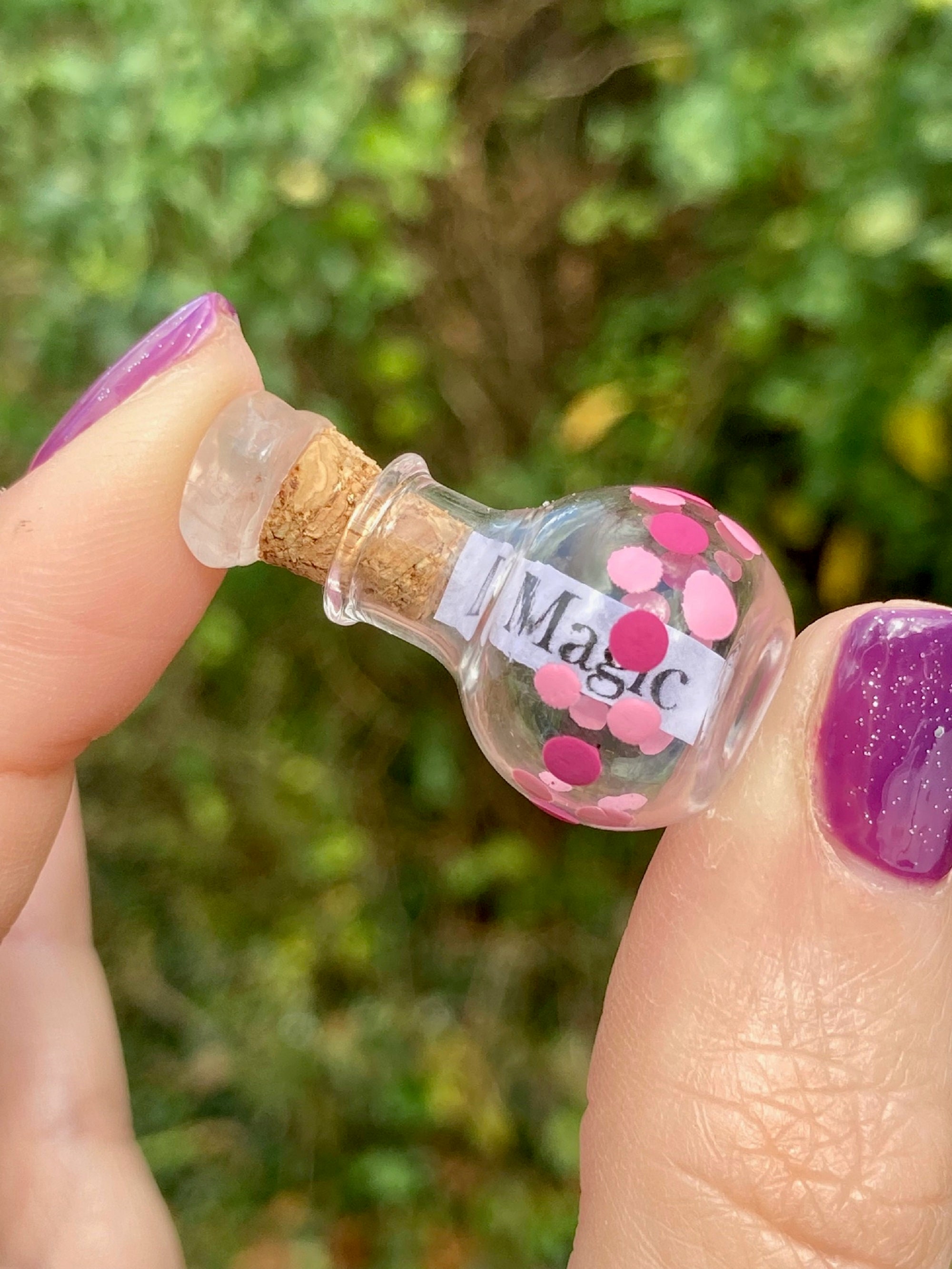 Wish Bottles Magical Offering, Mini Lucky Charm, Token Gift