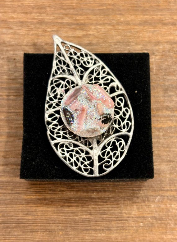 Gemstone Rings - Rhodonite Crystal Healing Adjustable Witchy Rings, Leaf Jewelry, Fairy Jewelry
