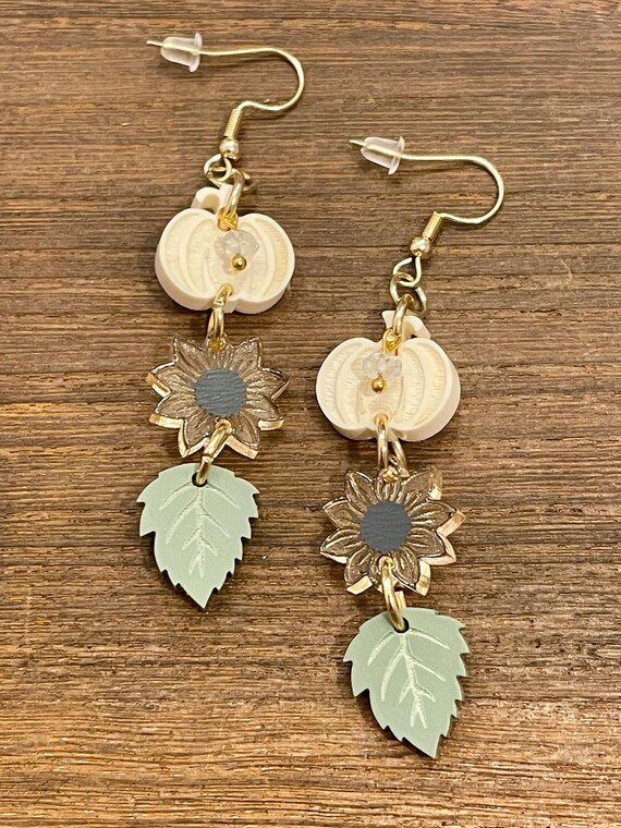 Gemstone Earrings - Topaz Crystal Healing, Fall Lover Jewelry
