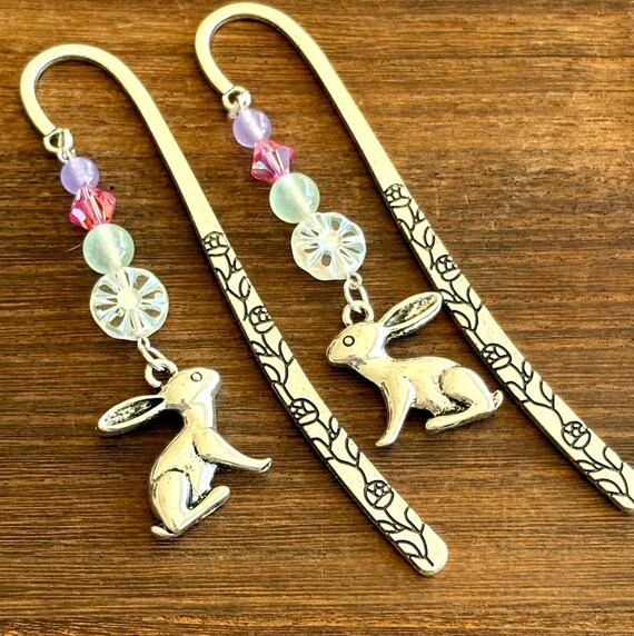 Crystal Healing Boho Bookmark / Bunny Love / Reiki Healing