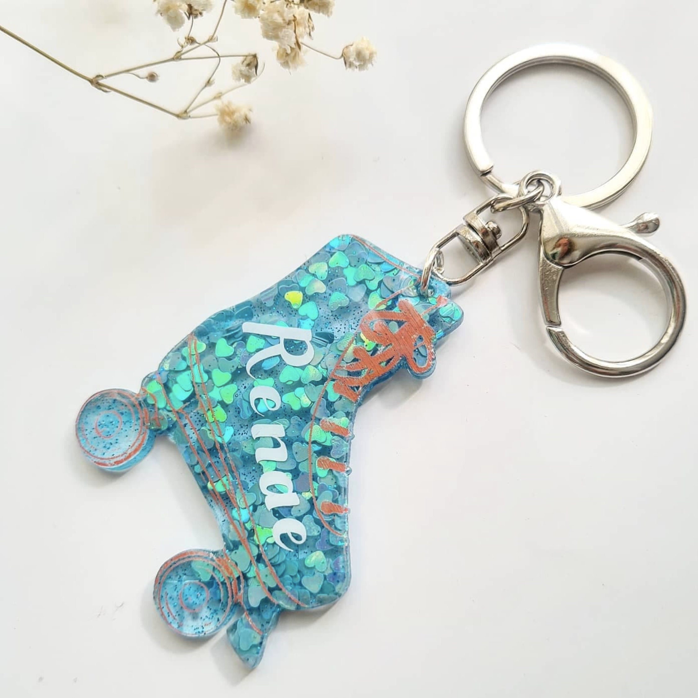 Roller Skate Keyring, Retro Roller Skate, Sports Keychain, Retro Roller Skate Keyring, Retro Roller Skate, Sports Keychain, Retro